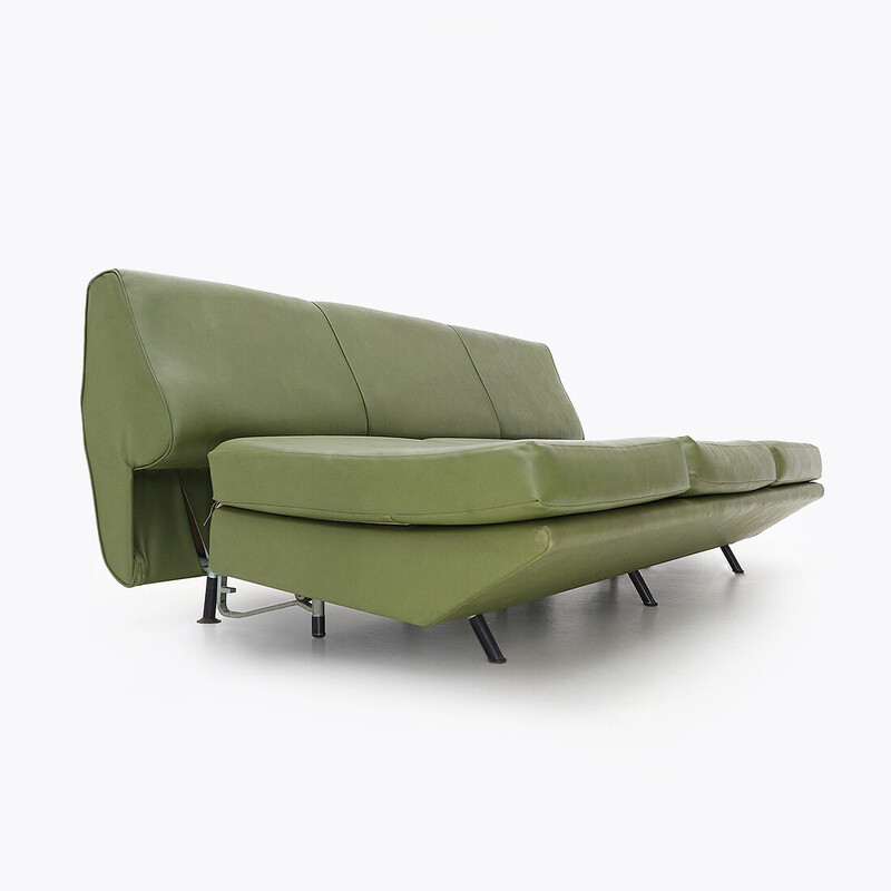 Vintage 3-seater sofa bed “Sleep-o-matic” in metal by Marco Zanuso for Arflex, 1950
