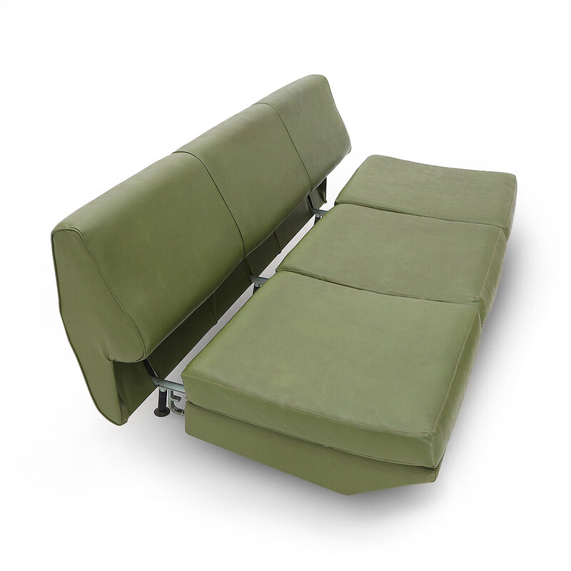 Canapé 3 places vintage lit « Sleep-o-matic » en métal de Marco Zanuso pour Arflex, 1950