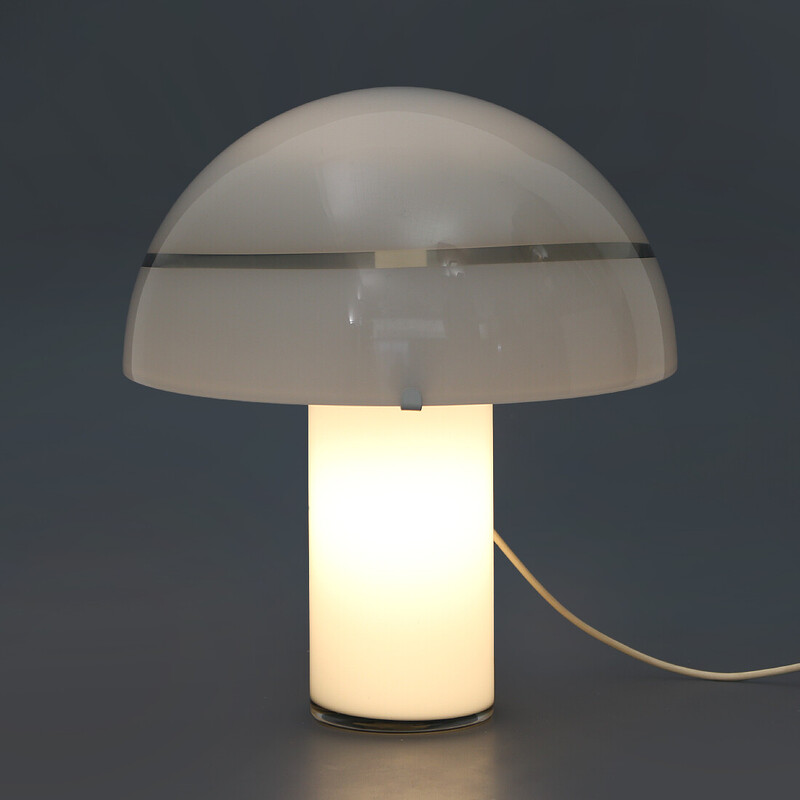 Vintage Murano glass table lamp by Carlo Nason for Mazzega, 1970