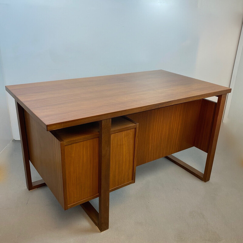 Vintage-Schreibtisch aus Holz mit 3 Schubladen