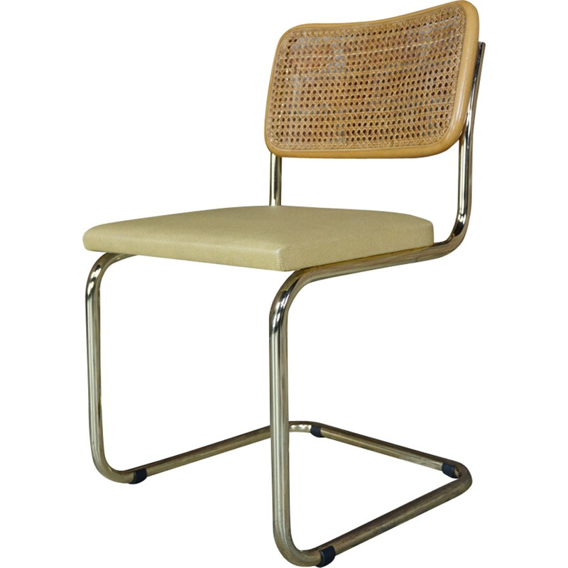 Set of 4 golden chairs by Marcel Breuer - 1970s