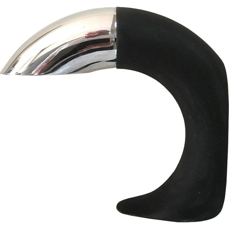 Brutalist curve lamp by Mauro Martini produced by Fratelli Martini - 1970s