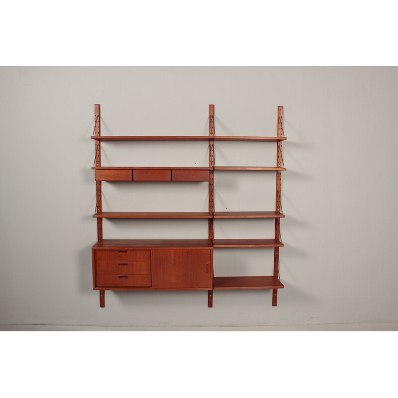 Vintage teak shelf by Sven Ellekaer for Albert Hansen, Denmark 1960