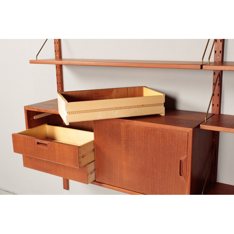 Vintage teak shelf by Sven Ellekaer for Albert Hansen, Denmark 1960