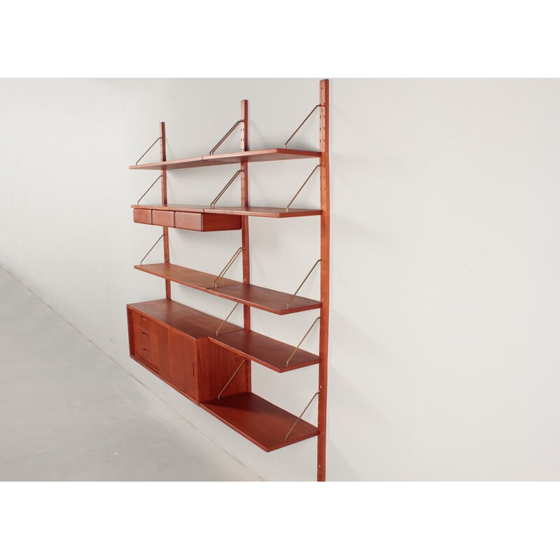 Vintage teak shelf by Sven Ellekaer for Albert Hansen, Denmark 1960