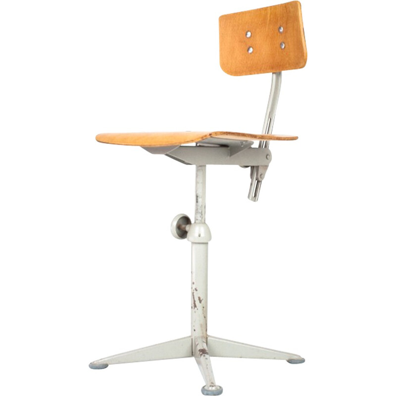Industrial chair by Friso Kramer for Ahrend De Cirkel -  1960s