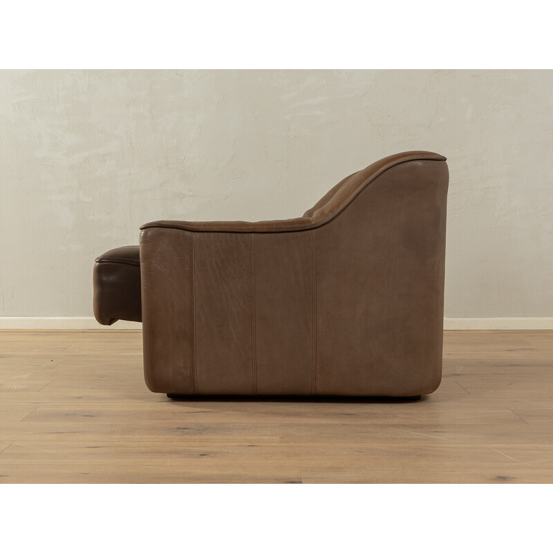 Vintage DS-44 armchair in brown buffalo leather for De Sede, Switzerland 1970