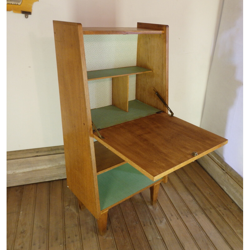 Mid century writing desk in wood - 1950s