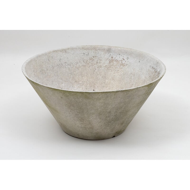 Vintage bowl-shaped planter by Willy Guhl for Eternit, Switzerland 1950