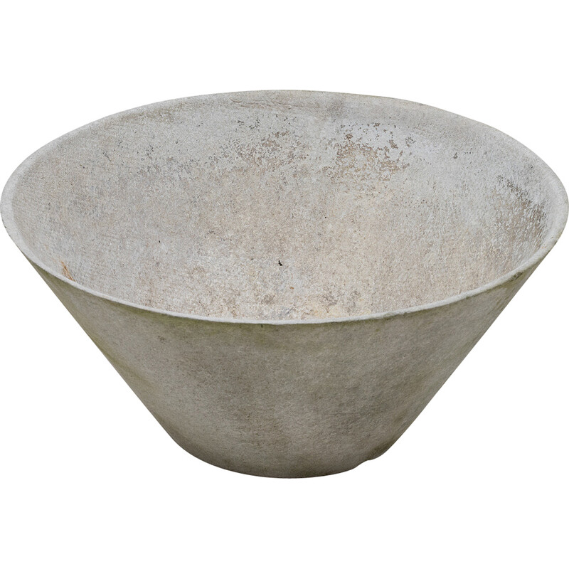 Vintage bowl-shaped planter by Willy Guhl for Eternit, Switzerland 1950