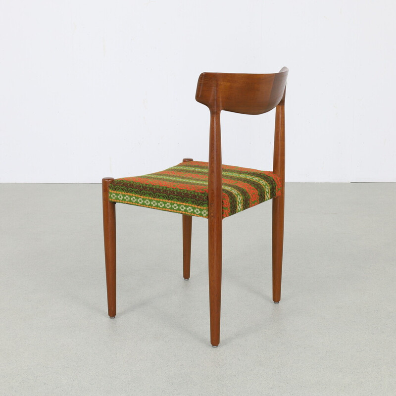 Lot de 4 chaises de salle à repas vintage 343 par Knud Faerch pour Bovenkamp, Pays-Bas ​​1960