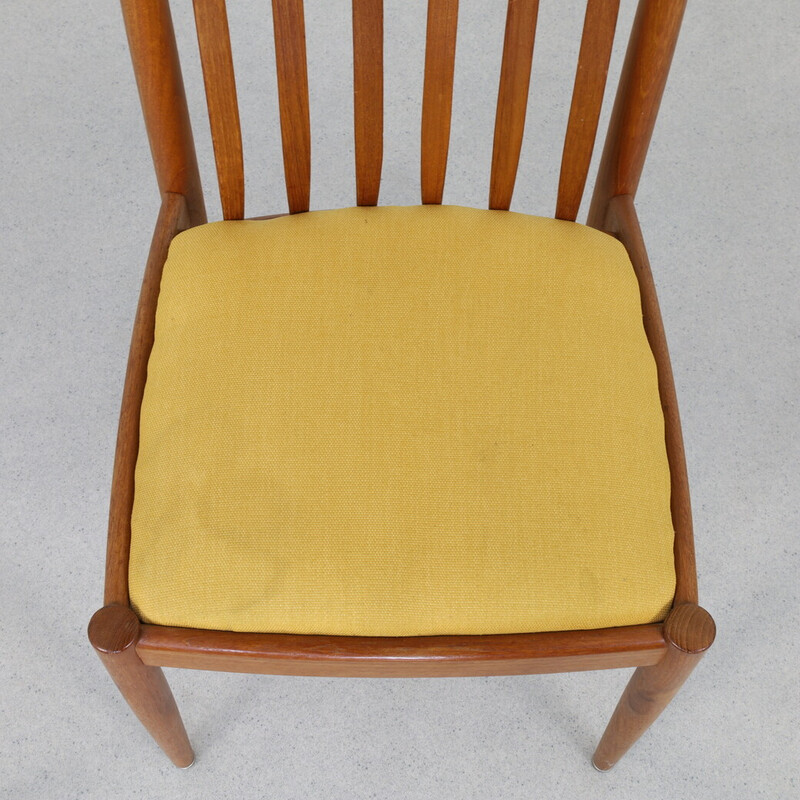 Set of 6 vintage teak dining chairs by H.W. Klein for Bramin, 1970