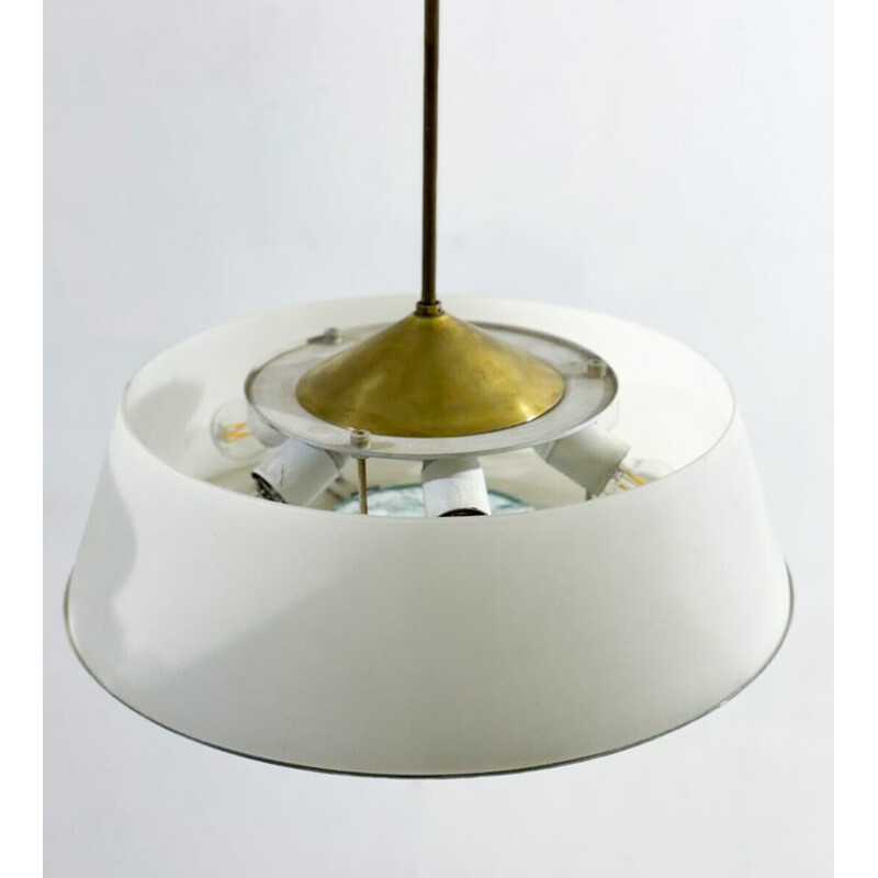 Vintage pendant lamp by Max Ingrand for Fontana Arte, Italy