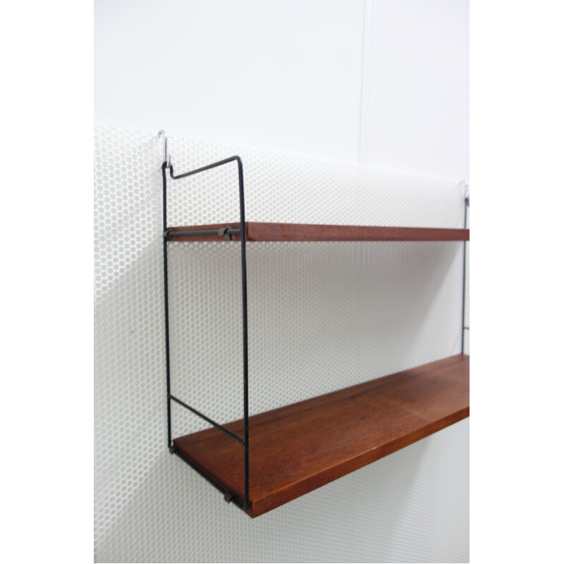 Wall shelf with 2 layers by Nils and Kajsa Strinning - 1960s