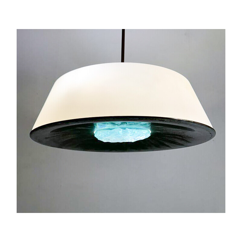 Vintage pendant lamp by Max Ingrand for Fontana Arte, Italy