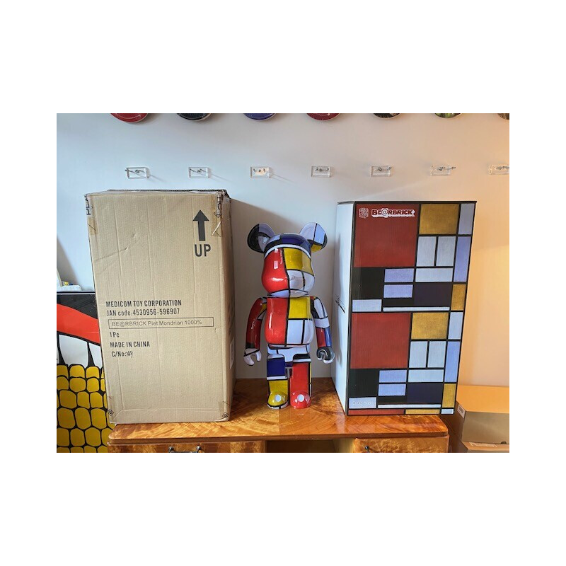 Juguete vintage de Piet Mondrian para Medicom