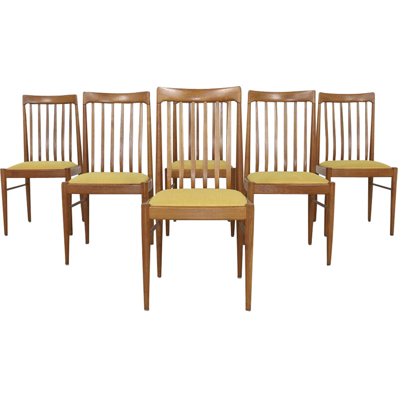 Set of 6 vintage teak dining chairs by H.W. Klein for Bramin, 1970