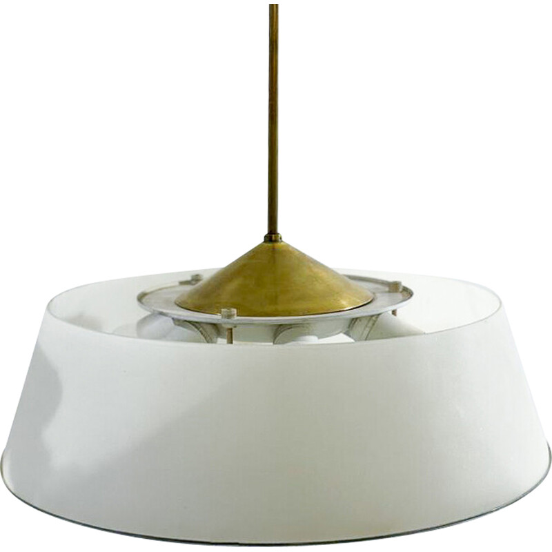 Vintage pendant lamp by Max Ingrand for Fontana Arte, Italy