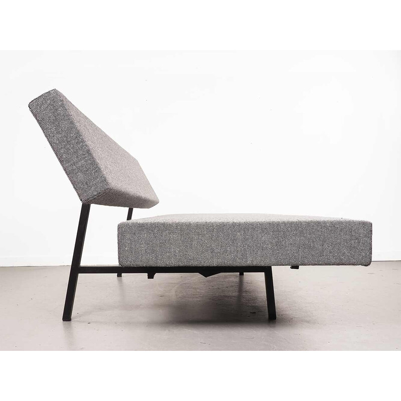 Vintage Br03 3-seater sofa in black metal by Martin Visser for 't Spectrum, Netherlands 1960