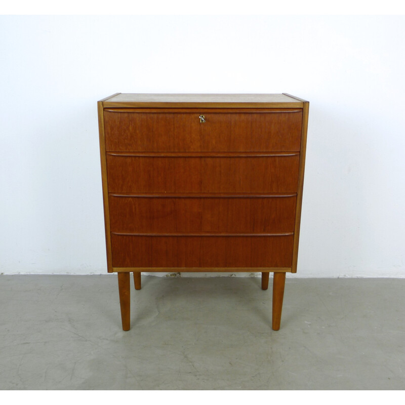 Commode en teck de Risskov, Denmark - 1960s