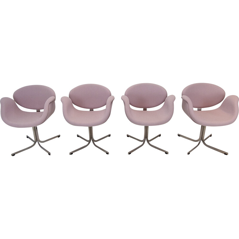 Set of 4 vintage Tulipes armchairs by Pierre Paulin for Artifort, 1960
