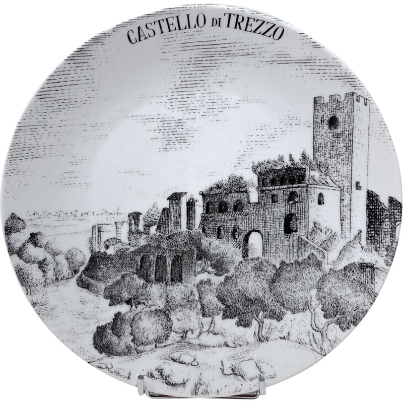 Vintage plate for Fornasetti, Italy