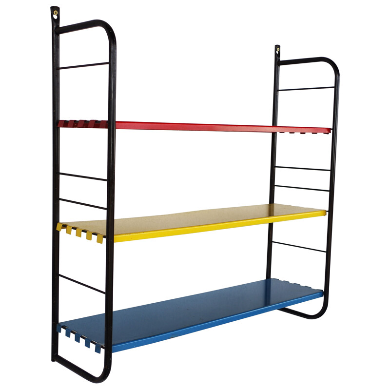 3-colour TOMADO shelving unit - 1950s