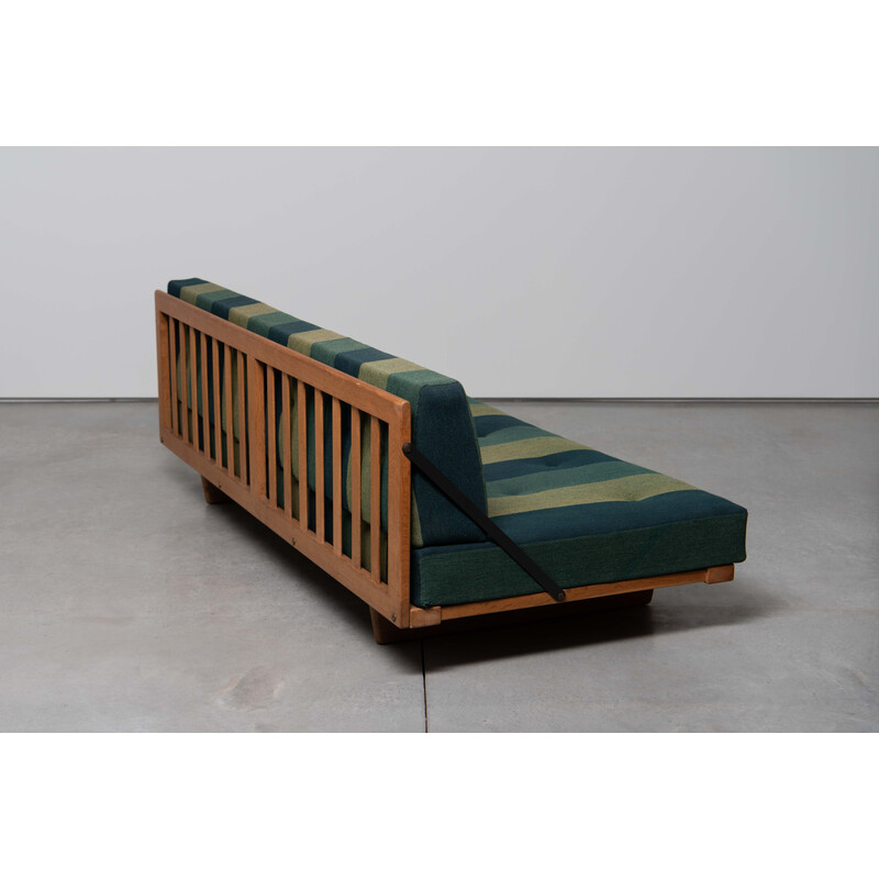 Vintage model 192 sofa bed in solid oak by Børge Mogensen for Fredericia, Denmark 1955