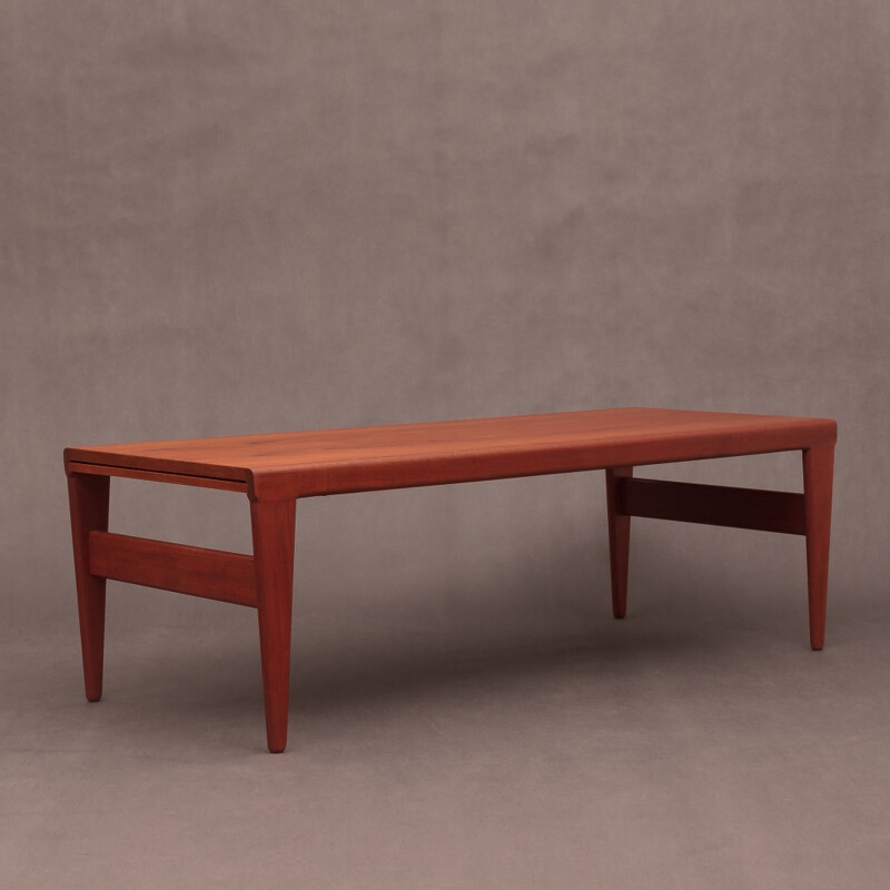 Kai Kristiansen extension soldi teak coffee table - 1950s
