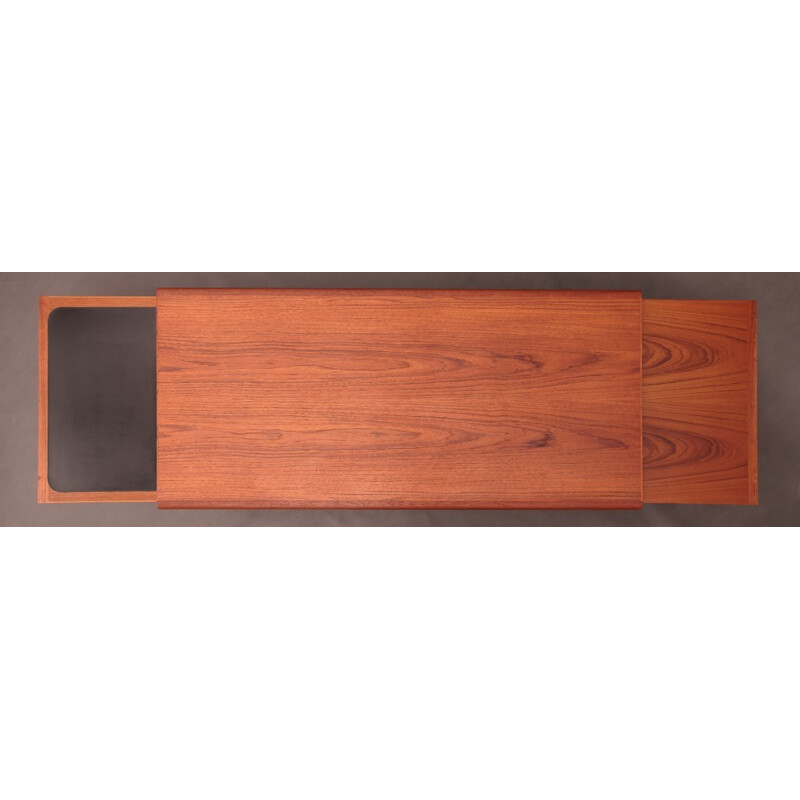 Kai Kristiansen extension soldi teak coffee table - 1950s