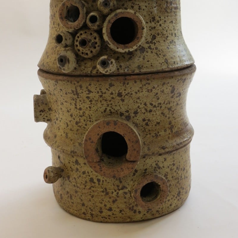 Sculpture de poterie vintage en faïence par Jean Dovey pour Studio Pottery, 1968