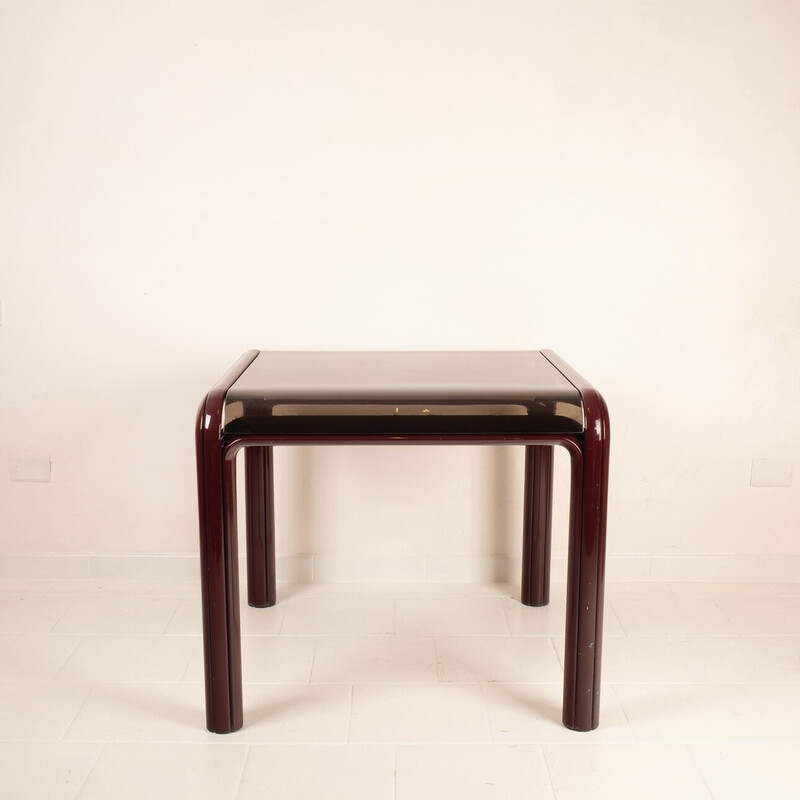 Vintage "Orsay - 54A" table in lacquered metal by Gae Aulenti for Knoll, 1976