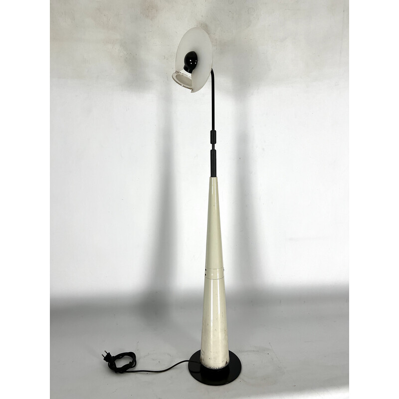 Lampadaire vintage Club 1195 en verre par Giuseppe Ramella pour Arteluce, Italie 1980