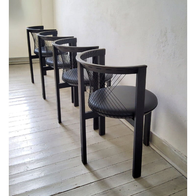 Chaises vintage Niels Jorgen Haugesen String pour Tranekaer, Danemark 1980