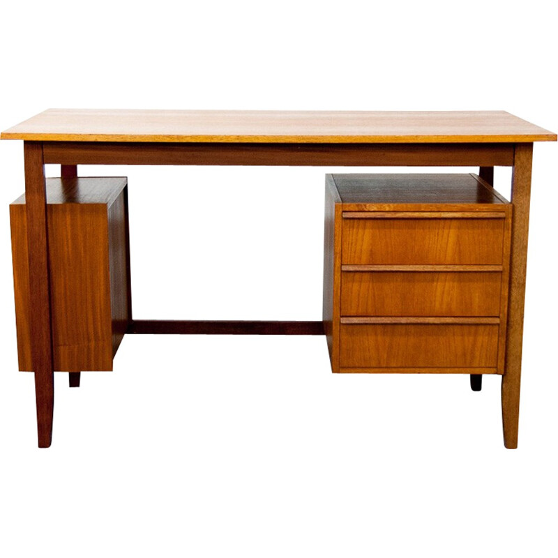 Mid-century modern desk in oak - 1960s