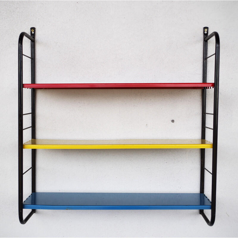 3-colour TOMADO shelving unit - 1950s