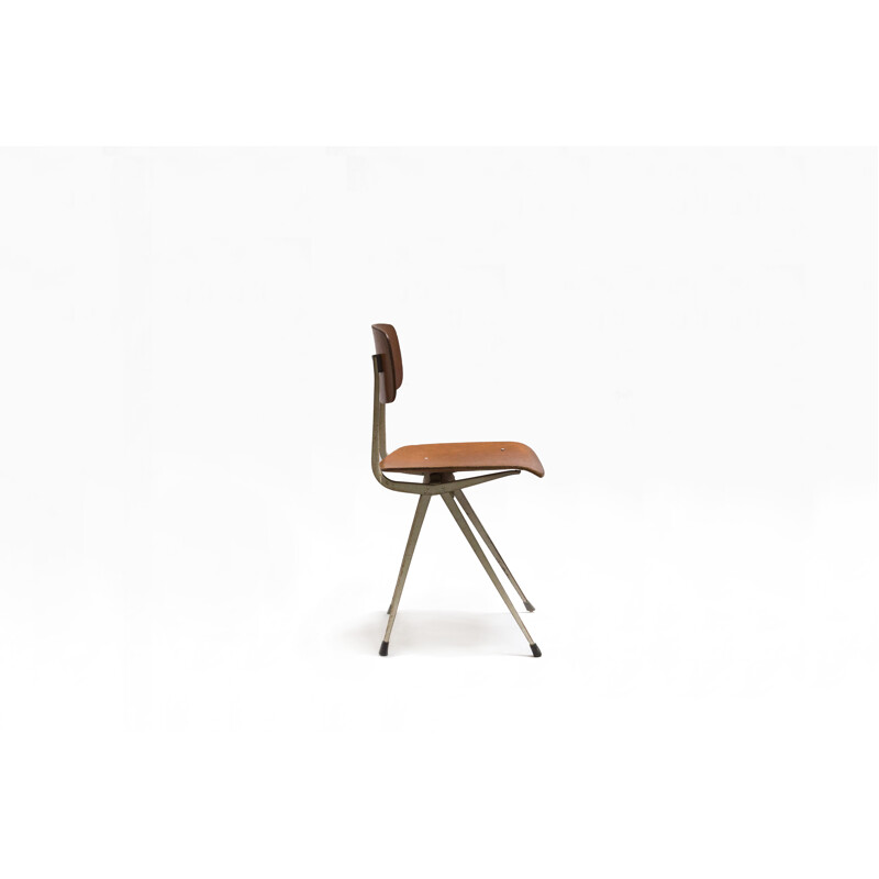 Chair model Result in wood and metal by Friso Kramer - 1950s