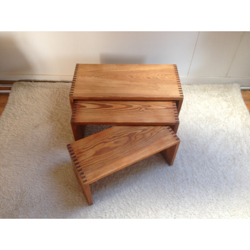 Set of 3 nesting tables by Ate van Apeldoorn - 1960s