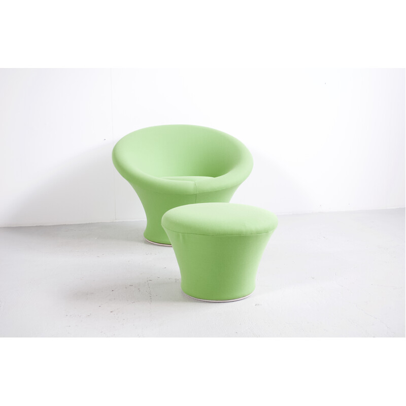 Vintage Mushroom armchair with footrest by Pierre Paulin for Artifort, 1959