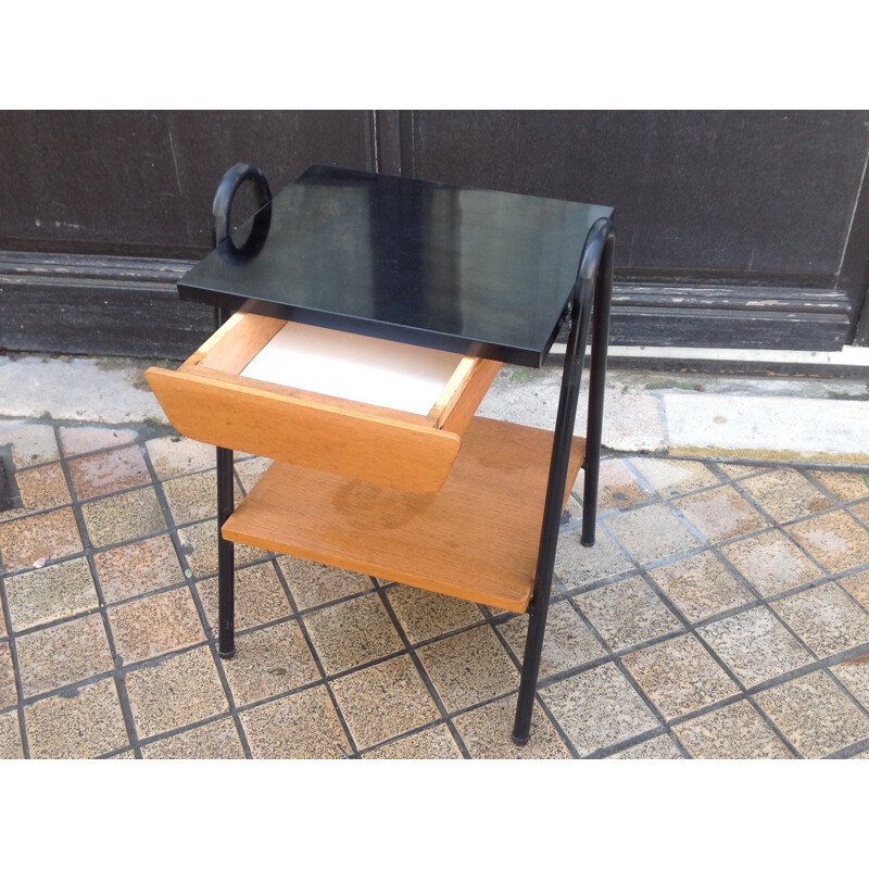 Bedside table with drawer - 1950s