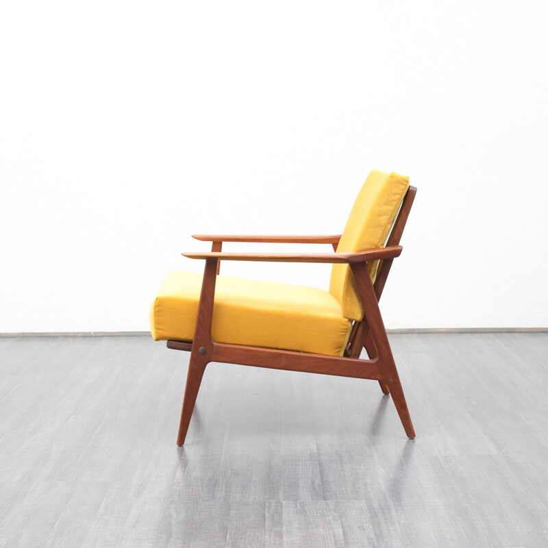 Teak Scandinavian armchair - 1960s