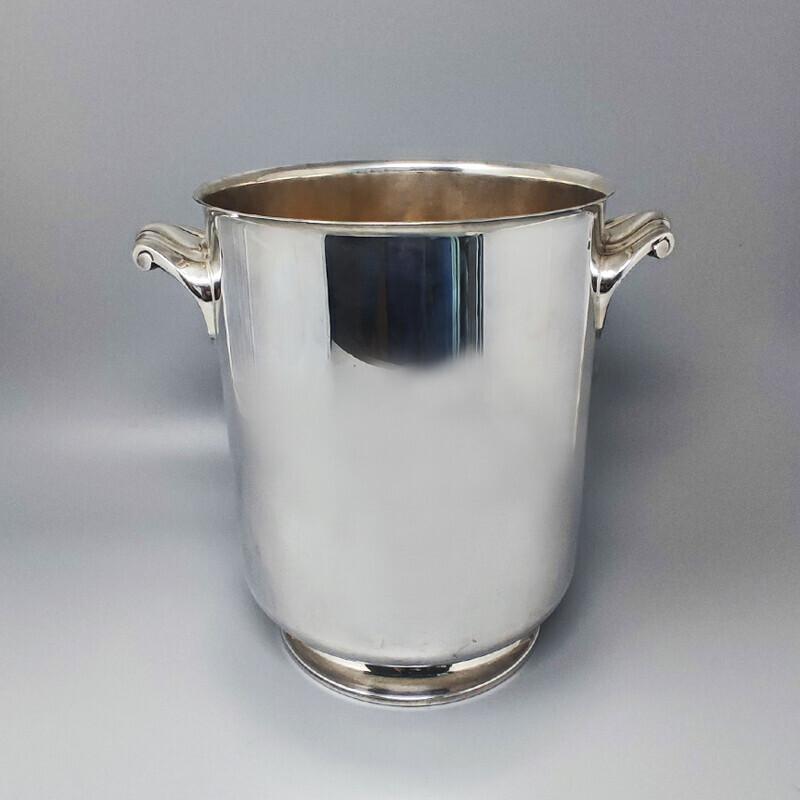 Vintage Ormesson silver-plated ice bucket by Christofle, France 1950