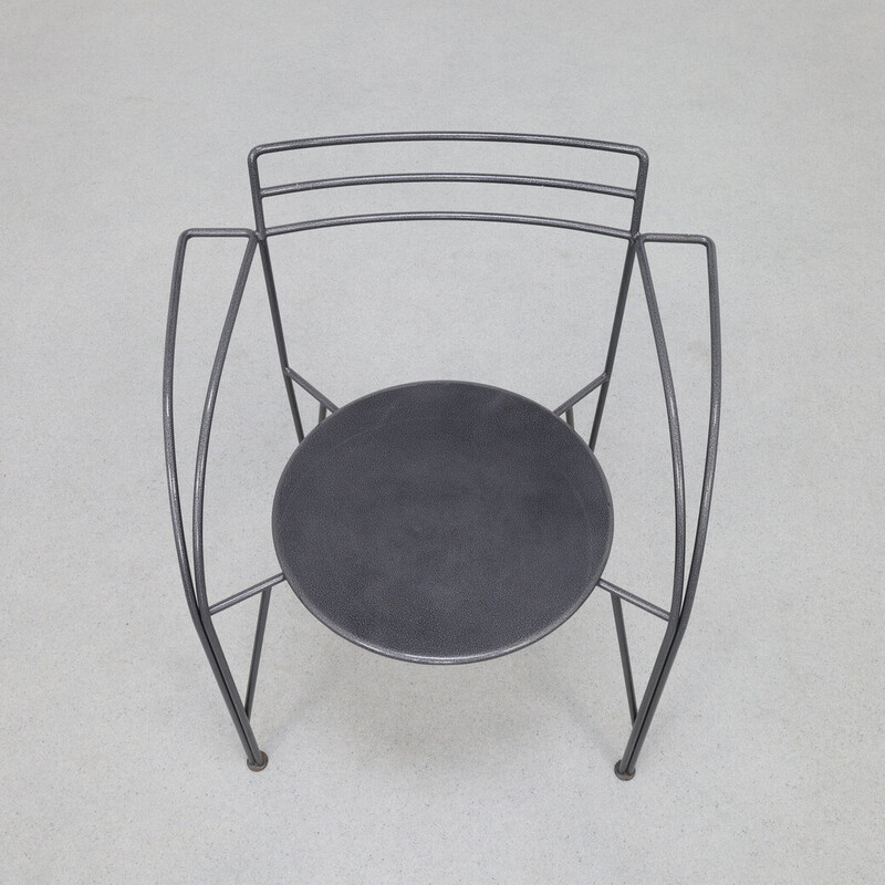Chaise vintage « Lune d'Argent » de Pascal Mourgue pour Fermob