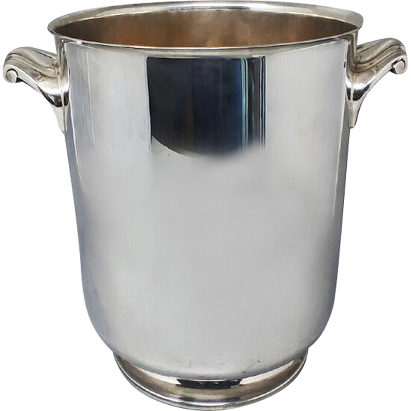 Vintage Ormesson silver-plated ice bucket by Christofle, France 1950
