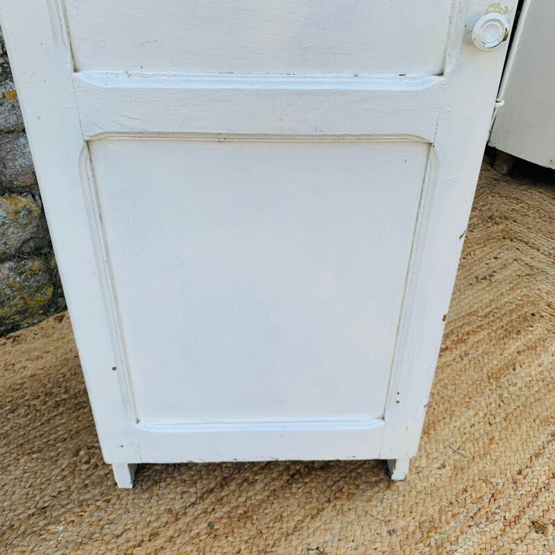 Vintage white storage unit, France