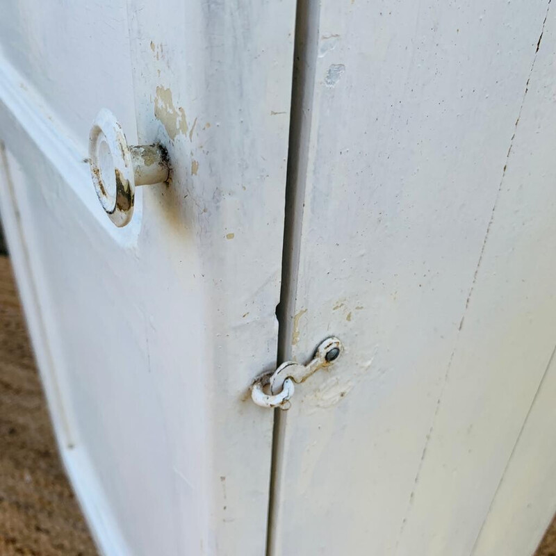 Vintage white storage unit, France