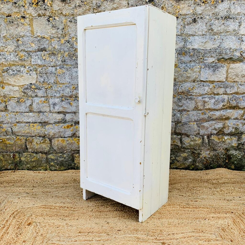 Vintage white storage unit, France