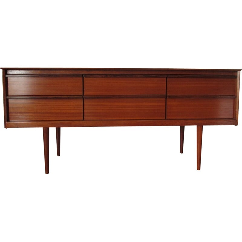 Mahogany and teak chest of drawers, Austin Suite - 1960s