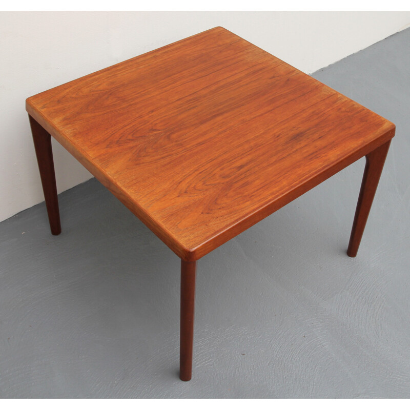 Square teak Coffee Table by Henning Kjaernulf for Vejle Mobelfabrik - 1960s