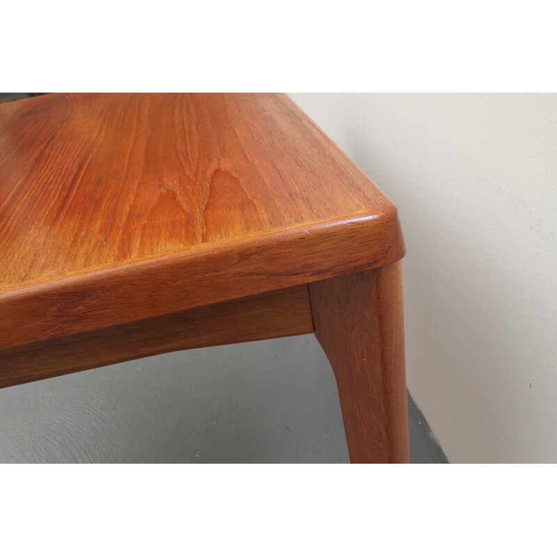 Square teak Coffee Table by Henning Kjaernulf for Vejle Mobelfabrik - 1960s